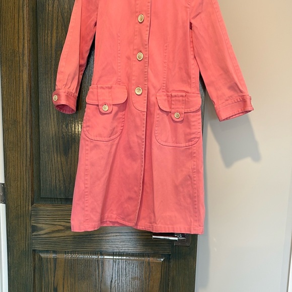 Pink Button-Up Spring coat - Picture 7 of 15
